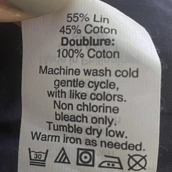 J. Crew Linen Cotton Striped Elastic Waist‎ Pull On Skirt Womens Size 4 (813) - Picture 4 of 4